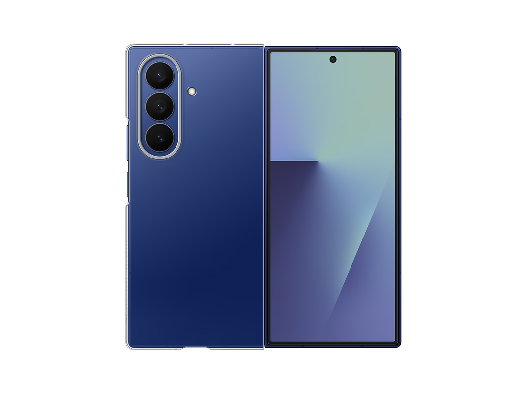 Samsung Galaxy Z Fold7 Clear Case With Anti-reflecting Screen Protector Film