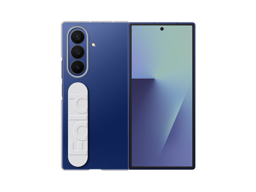 Samsung Galaxy Z Fold7 Clear Grip Case With Anti-reflecting Screen Protector Film