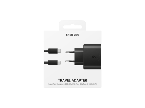 Samsung 45W Travel Adapter + USB-C To C Cable - South Port™ - Samsung India Electronics